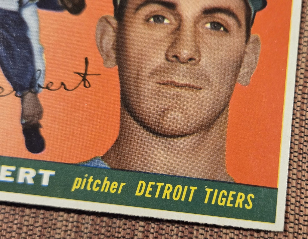 1955 Topps #138 Ray Herbert Detroit Tigers Authentic Original Baseball Card3