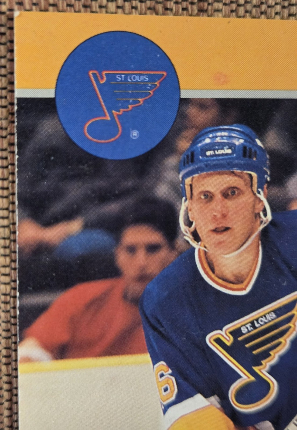 1990 Pro Set #263 Brett Hull St. Louis Blues Original Hockey Card JSA AUTO1