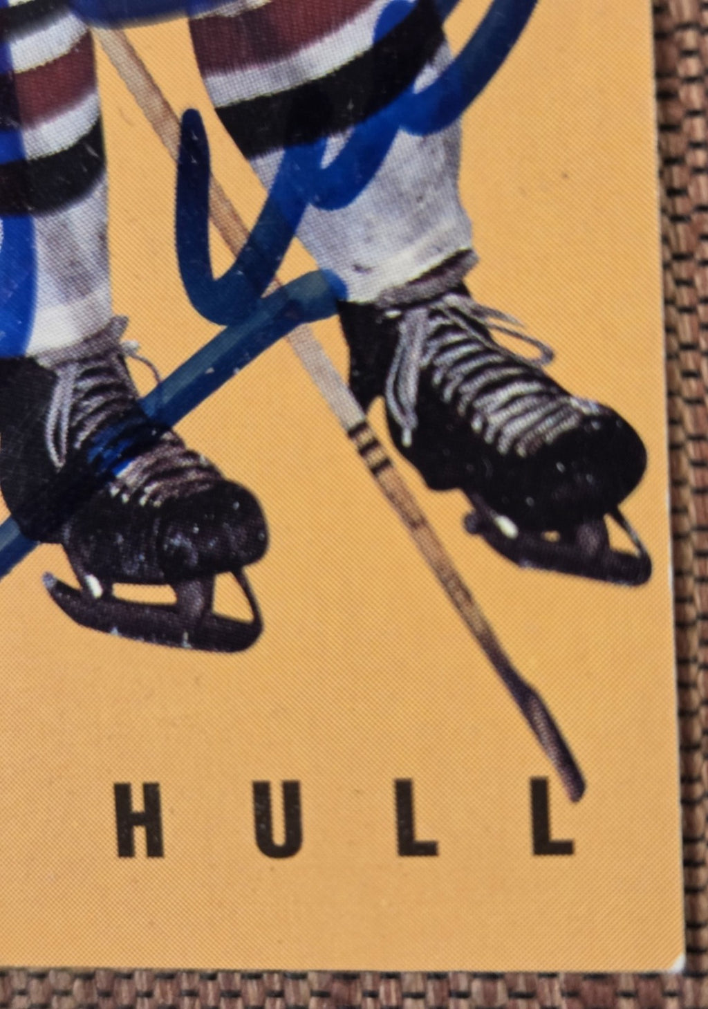 1994 Parkhurst Tall Boys #25 Bobby Hull Chicago Blackhawks Hockey Card JSA AUTO2