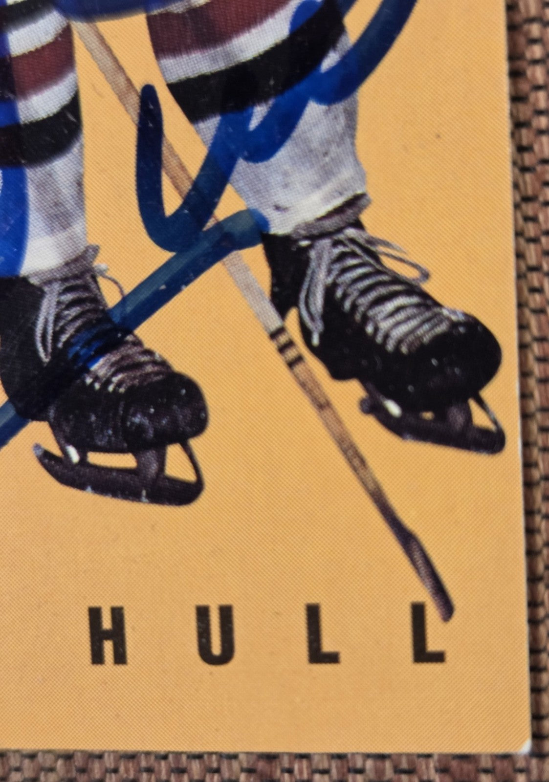 1994 Parkhurst Tall Boys #25 Bobby Hull Chicago Blackhawks Hockey Card JSA AUTO2