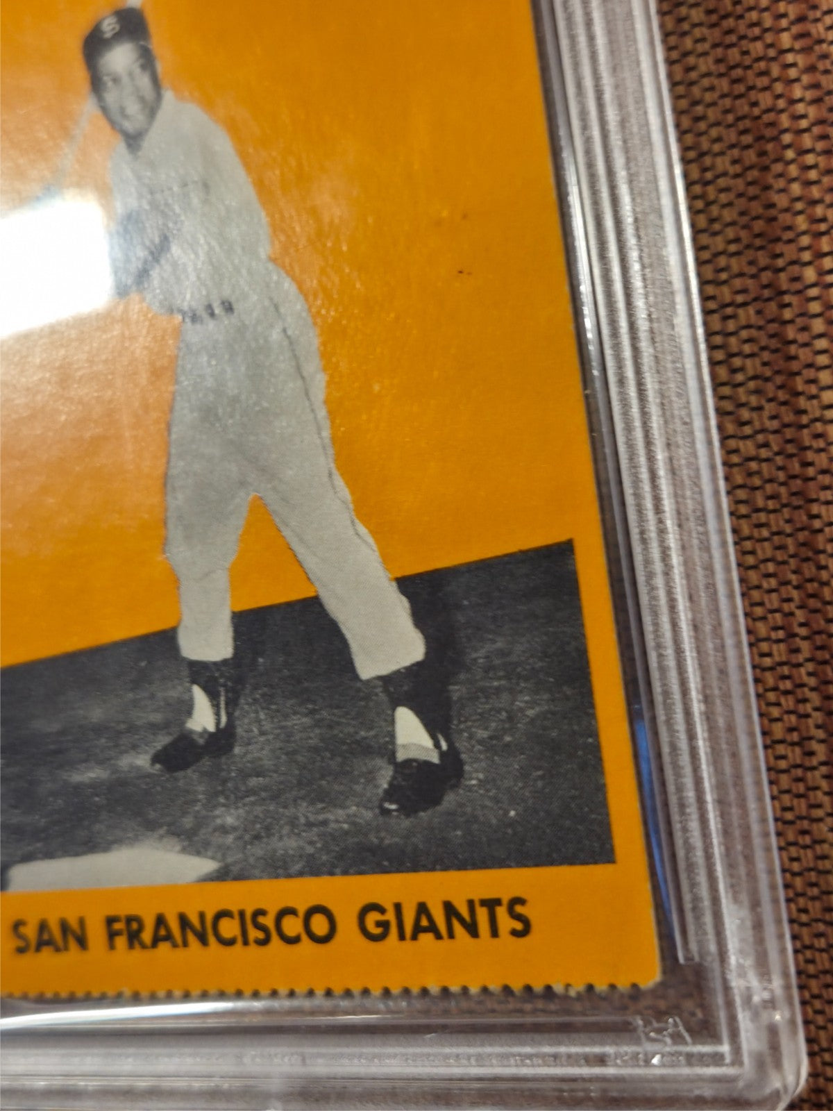 1958 Hires Root Beer Test Set No Tab Willie Mays Giants Baseball Card PSA 6 MK2