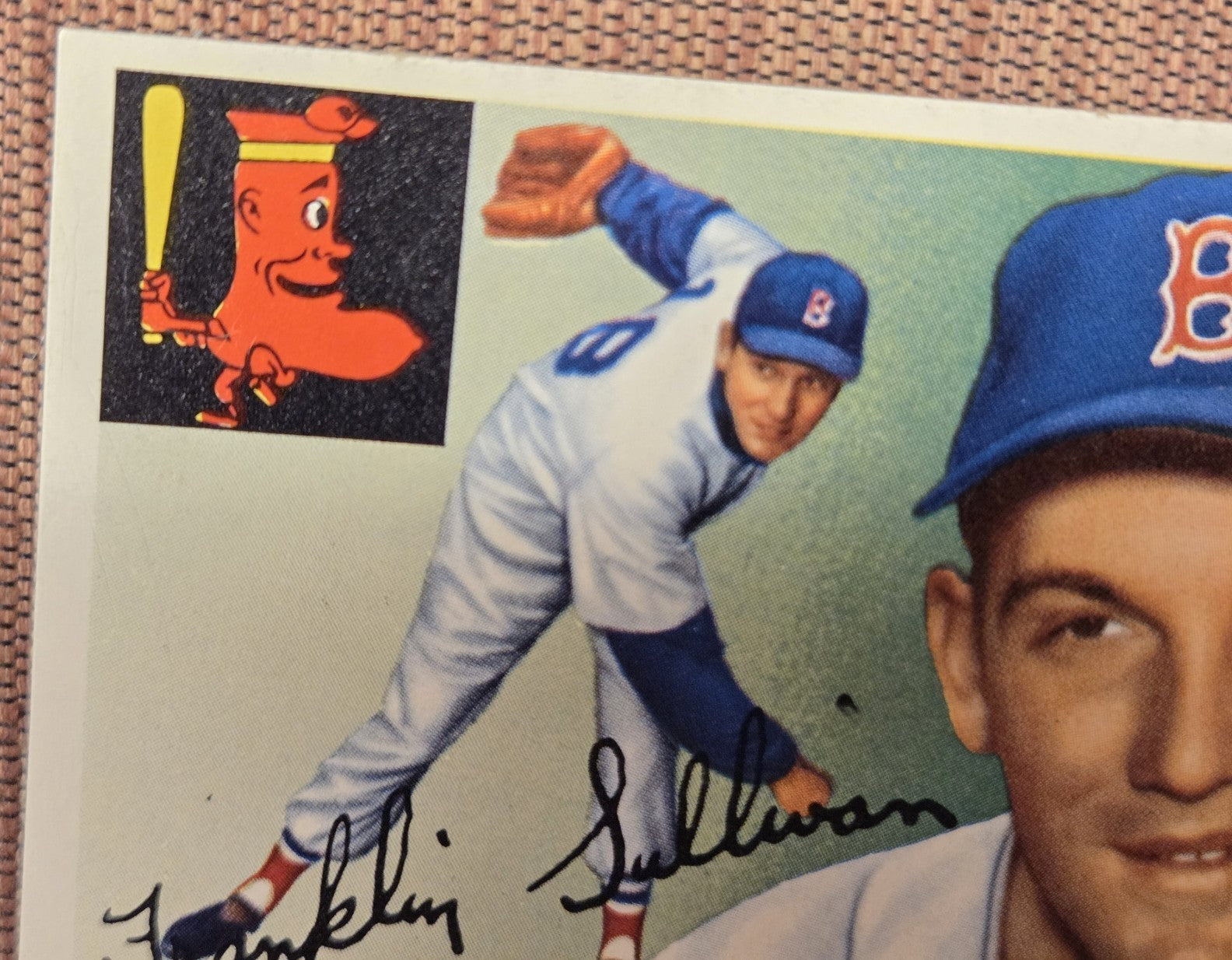 1955 Topps #106 Frank Sullivan Boston Red Sox Original Rookie Baseball Card RC1