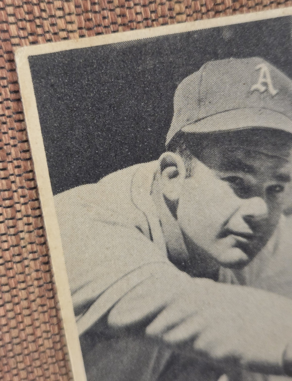 1948 Bowman #21 Ferris Fain Philadelphia Athletics Rookie Baseball Card RC1