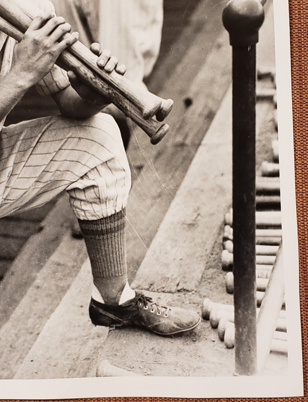 Ray Mueller Auto Boston Braves Original Vintage 1930's Baseball 8x10 Photo JSA3