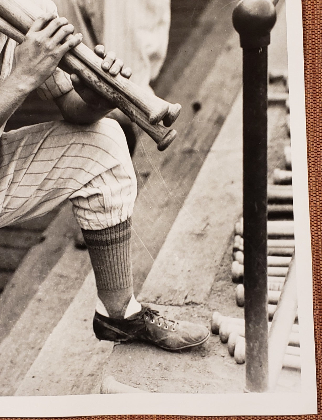 Ray Mueller Auto Boston Braves Original Vintage 1930's Baseball 8x10 Photo JSA3