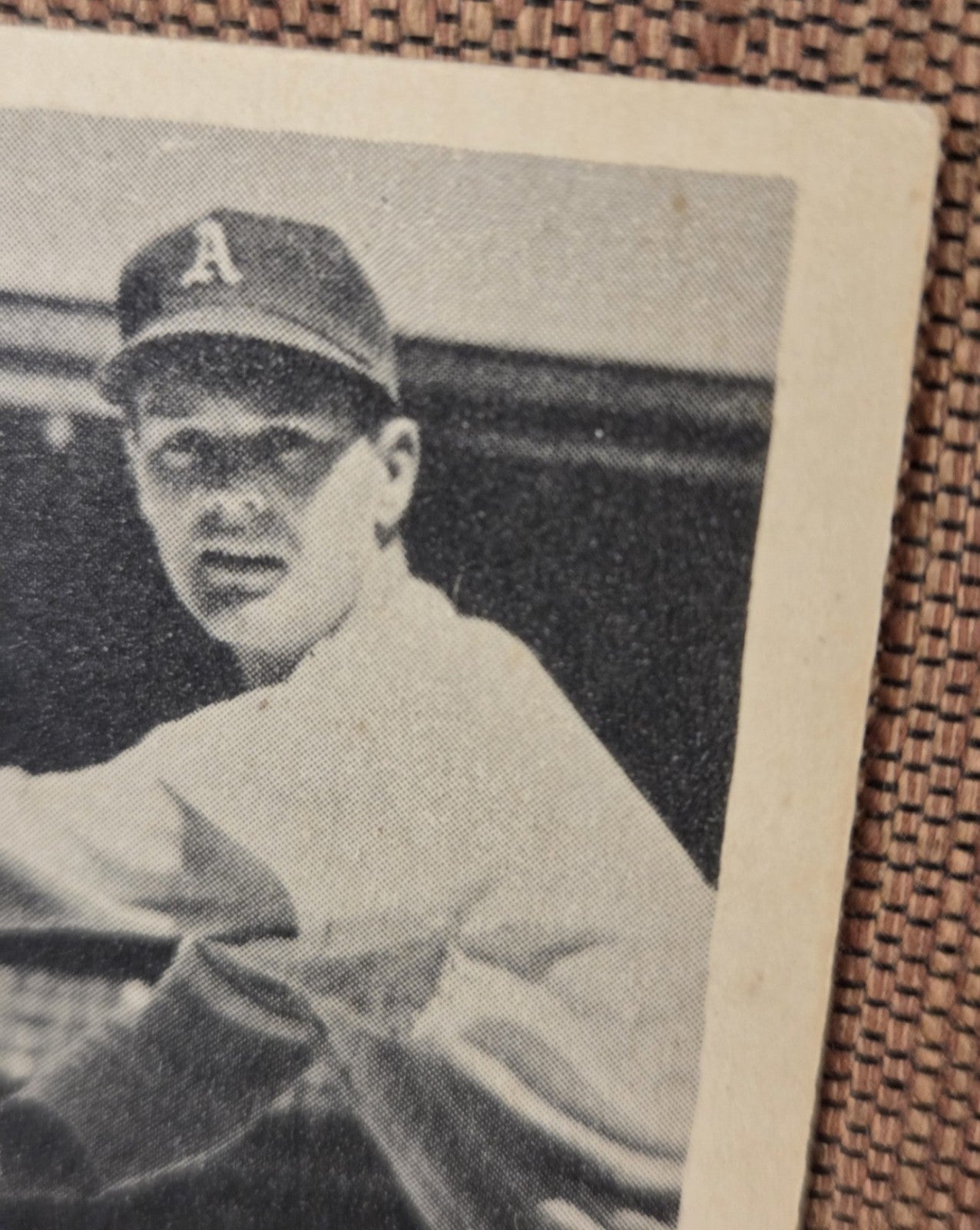1948 Bowman #15 Eddie Joost Philadelphia Athletics Vintage Orignal Baseball Card2