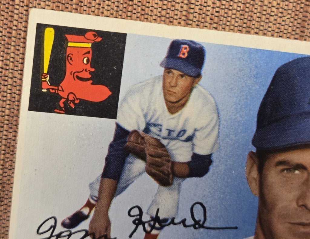 1955 Topps #116 Tom Hurd Boston Red Sox Vintage Original Rookie Baseball Card RC1