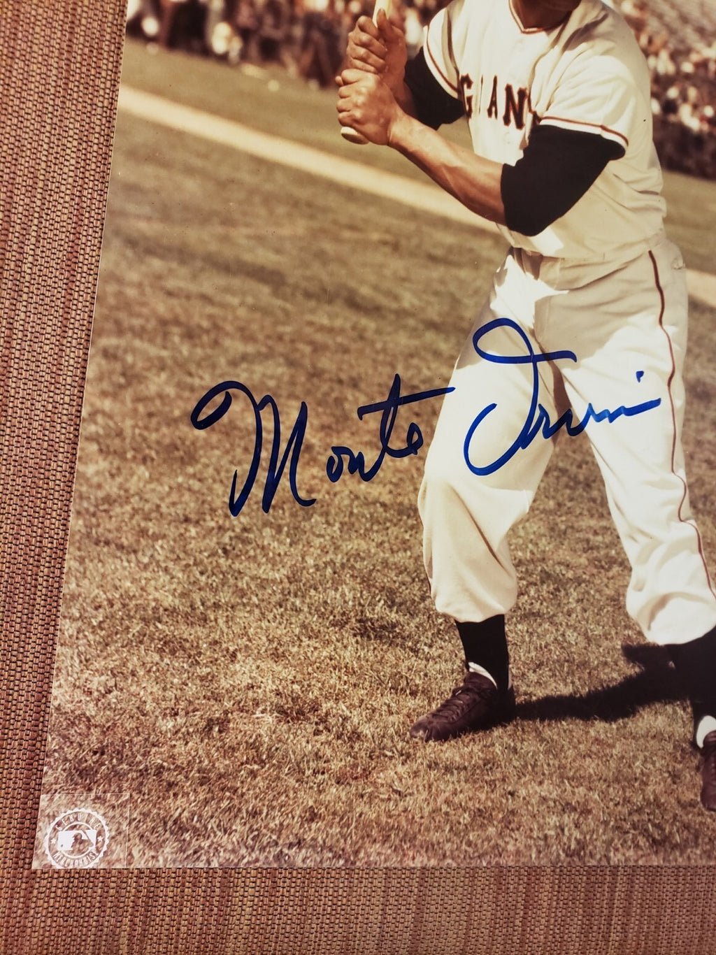 Monte Irvin AUTO 8 x 10  New York Giants Vintage Baseball Signed Photo JSA HOF4
