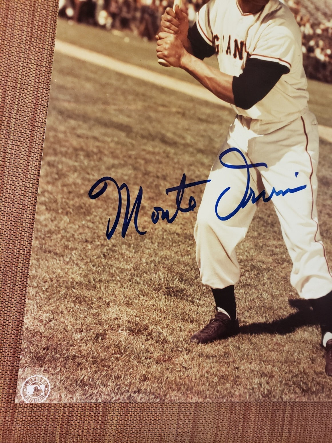 Monte Irvin AUTO 8 x 10  New York Giants Vintage Baseball Signed Photo JSA HOF4