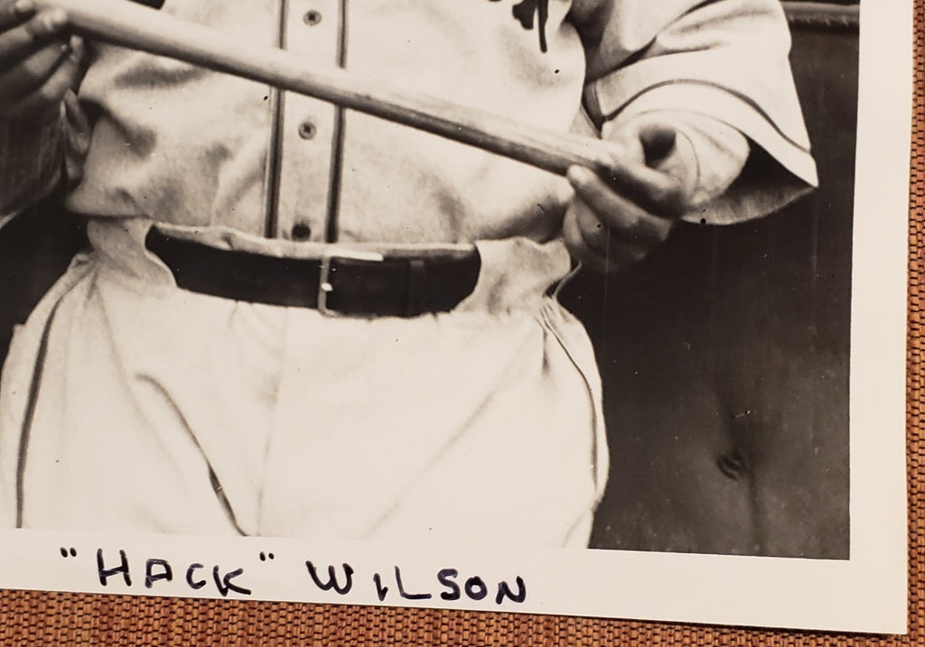 Wally Berger Auto Boston Braves 1930's Baseball 8x10 Photo JSA Hack Wilson HOF3