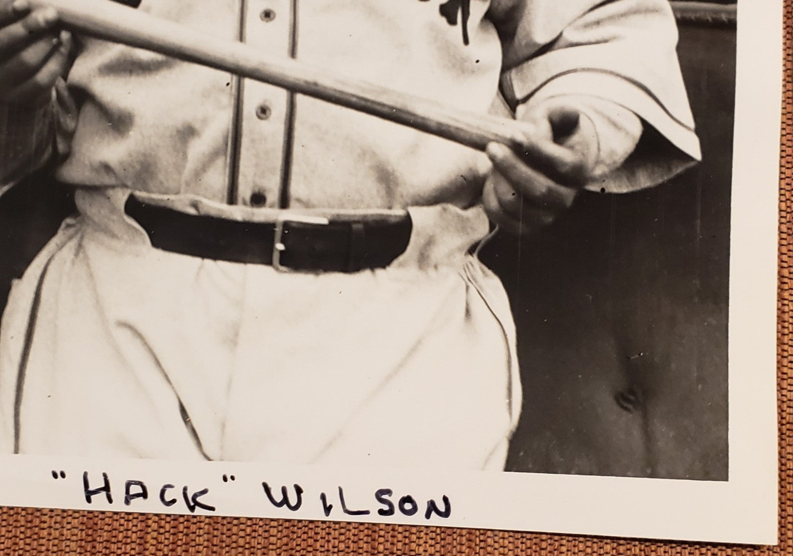 Wally Berger Auto Boston Braves 1930's Baseball 8x10 Photo JSA Hack Wilson HOF3