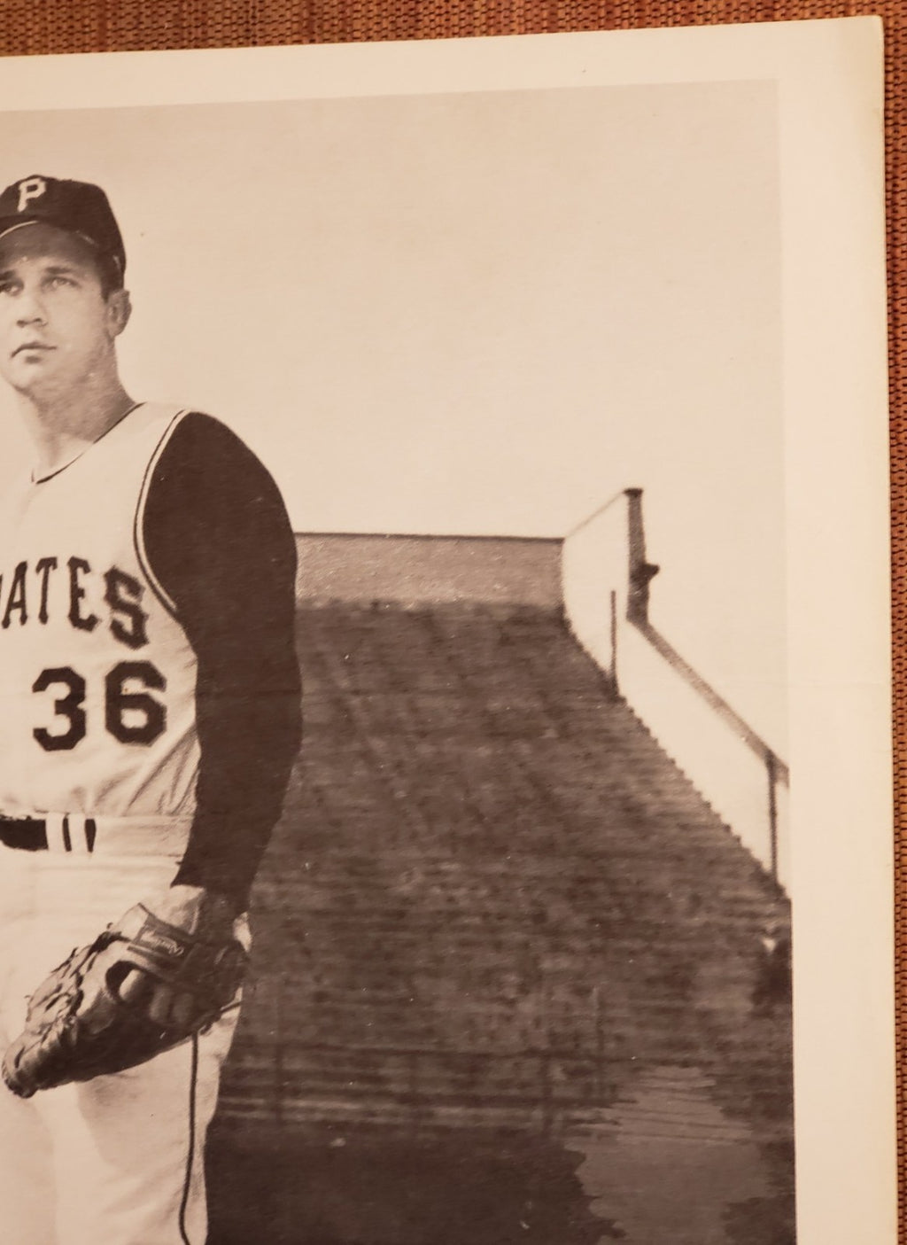 Dennis Ribant Auto Pittsburgh Pirates Vintage Original Baseball 8x10 Photo JSA1