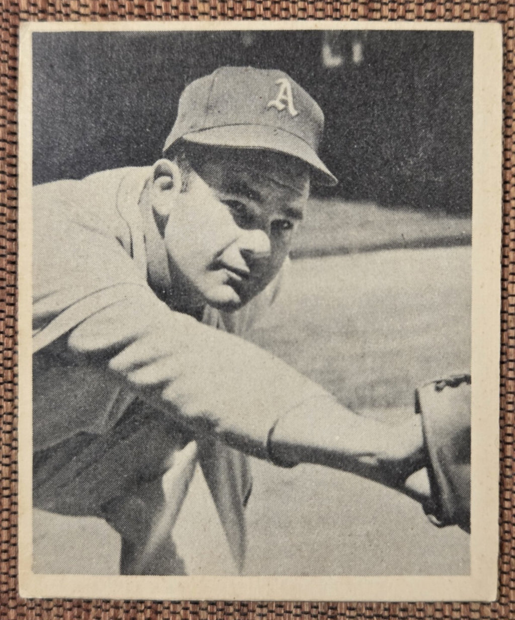 1948 Bowman #21 Ferris Fain Philadelphia Athletics Rookie Baseball Card RC0