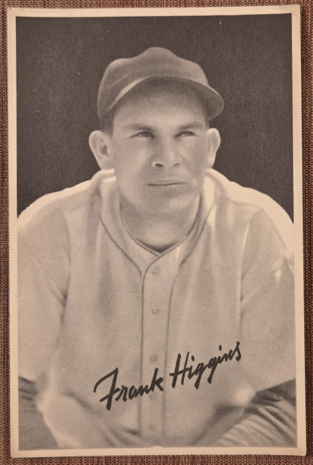 1939 Goudey #15 Frank Higgins Tigers Red Sox Athletics Original Baseball Card0