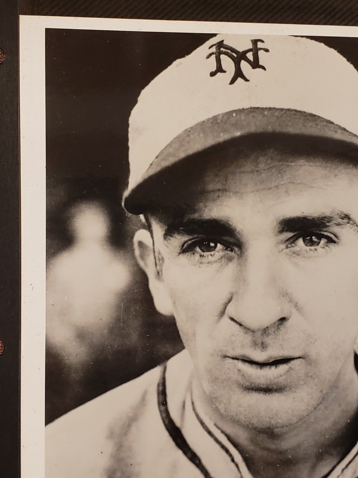 Carl Hubbell Auto New York Giants Vintage Original Baseball 8x10 Photo JSA HOF2