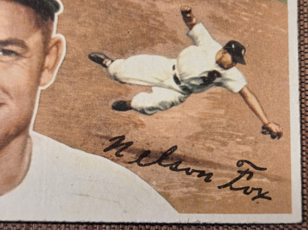 1956 Topps Gray Back #118 Nellie Fox Chicago White Sox Original Baseball Card3