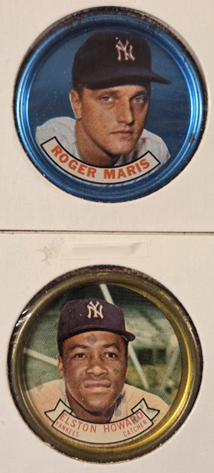 1965 Old London Maris 1964 Topps Tresh Howard Richardson Downing Baseball Coins2
