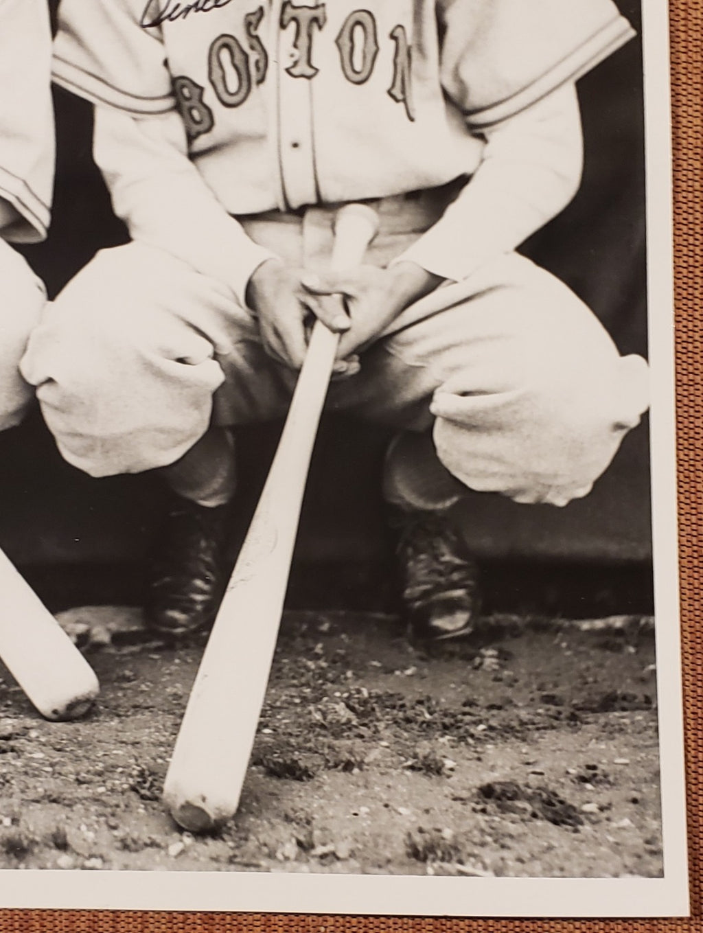 Vince DiMaggio Auto Boston Braves 1930's Baseball 8x10 Photo JSA Gene Moore3