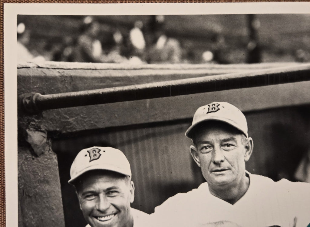 Lou Fette Jim Turner Auto Boston Braves 1930's Baseball 8x10 Photo JSA McKechnie1