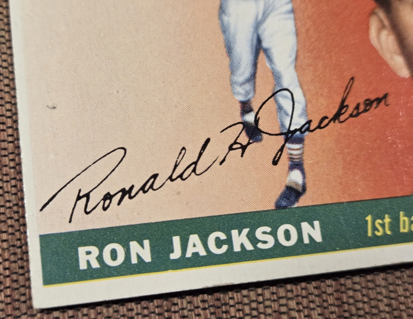 1955 Topps #66 Ron Jackson Chicago White Sox Rookie Original Baseball Card RC4