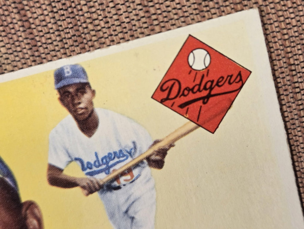 1955 Topps #5 Jim Gilliam Brooklyn Dodgers Authentic Original Baseball Card1