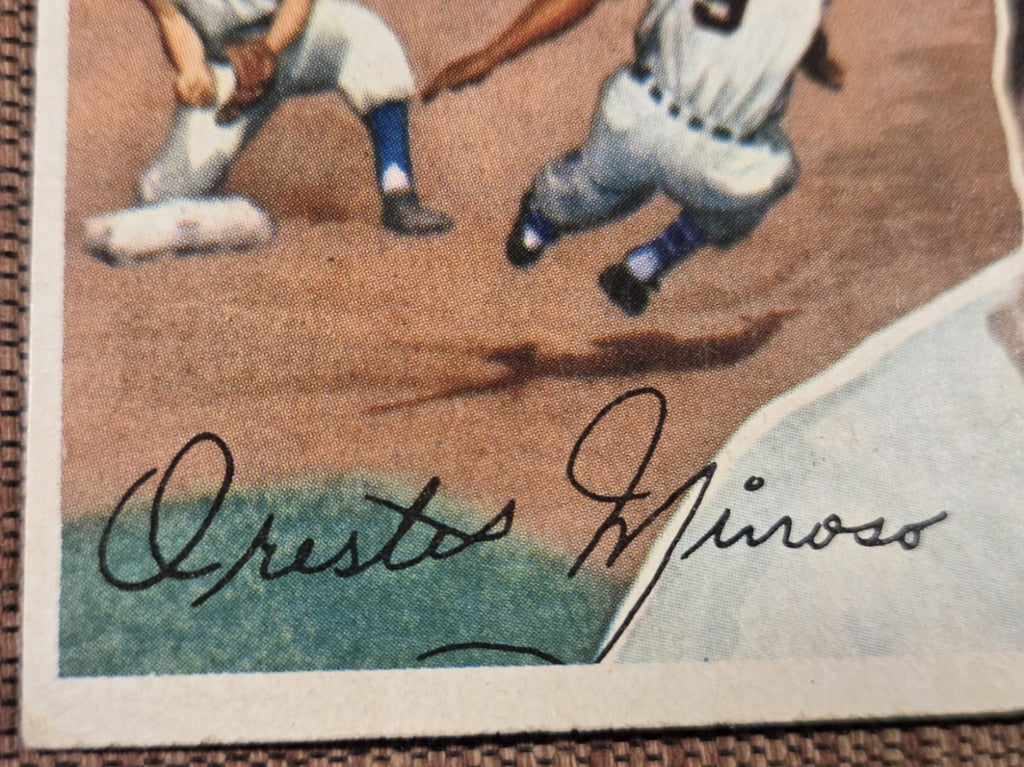 1956 Topps #125 Minnie Minoso Chicago White Sox Original Baseball Card HOF1