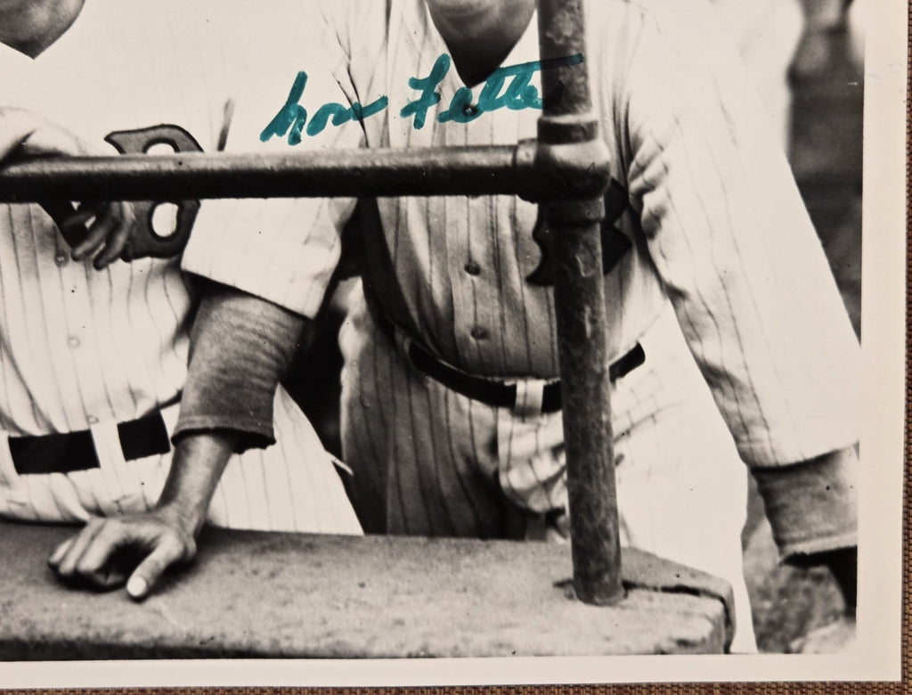 Lou Fette Jim Turner Auto Boston Braves 1930's Baseball 8x10 Photo JSA McKechnie3