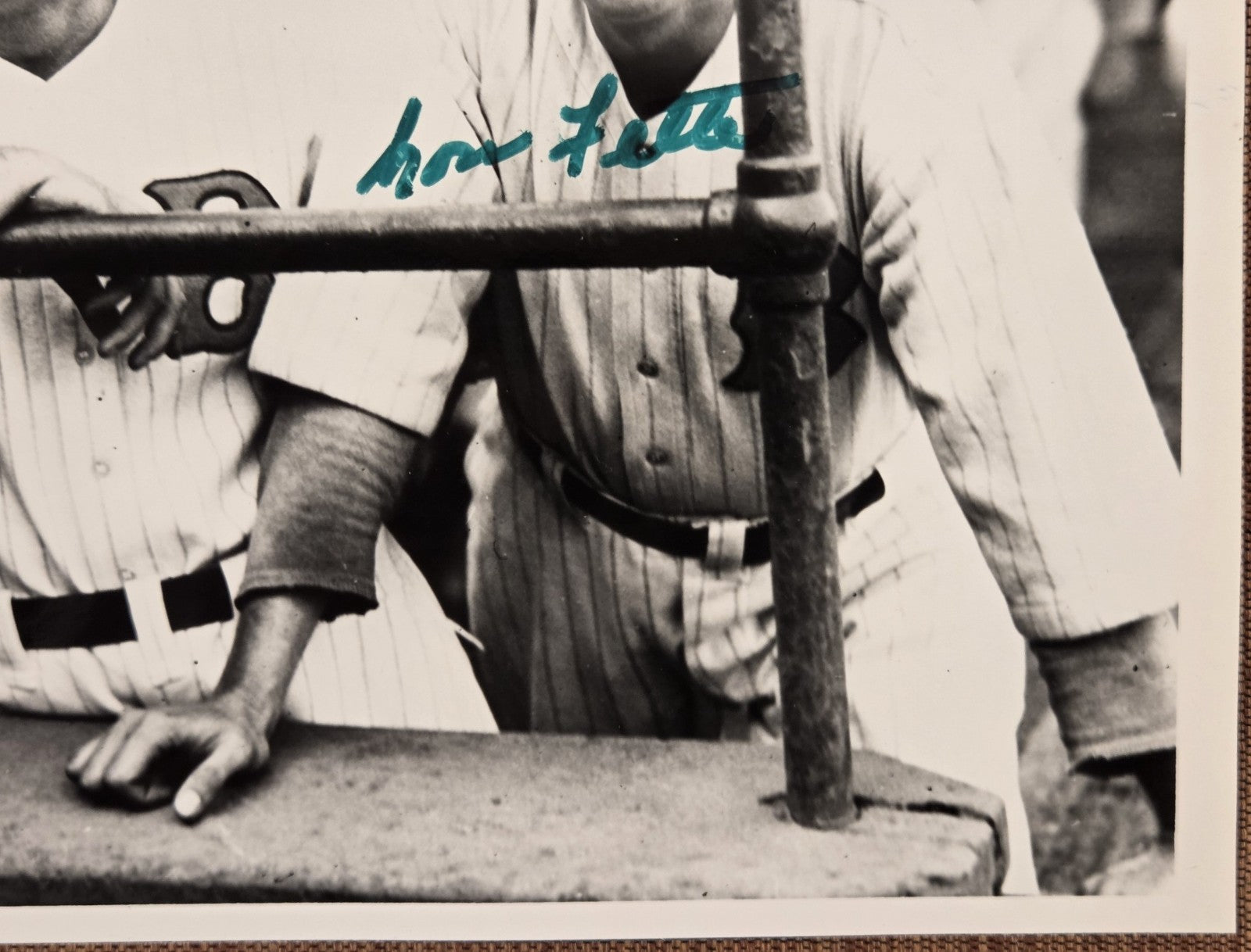 Lou Fette Jim Turner Auto Boston Braves 1930's Baseball 8x10 Photo JSA McKechnie3