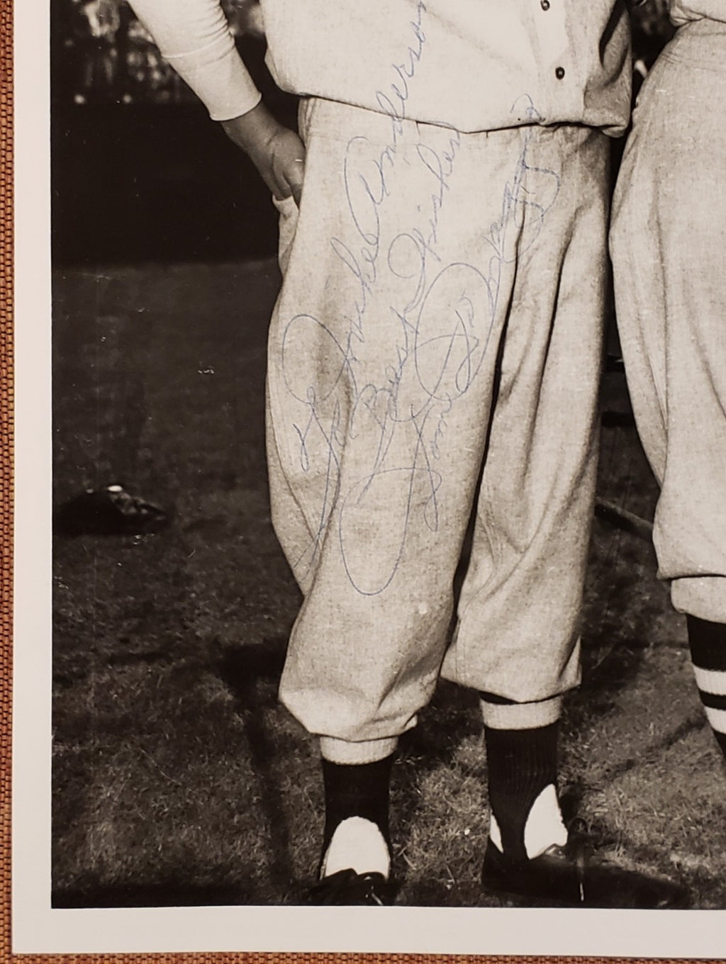 Dom DiMaggio Auto Boston Red Sox 1940's Baseball 8x10 Photo JSA Joe McCarthy4