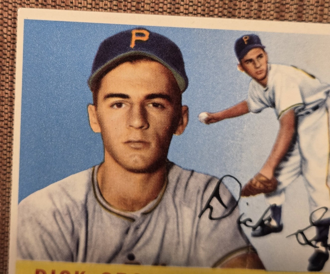 1955 Topps #26 Dick Groat Pittsburgh Pirates Authentic Original Baseball Card1