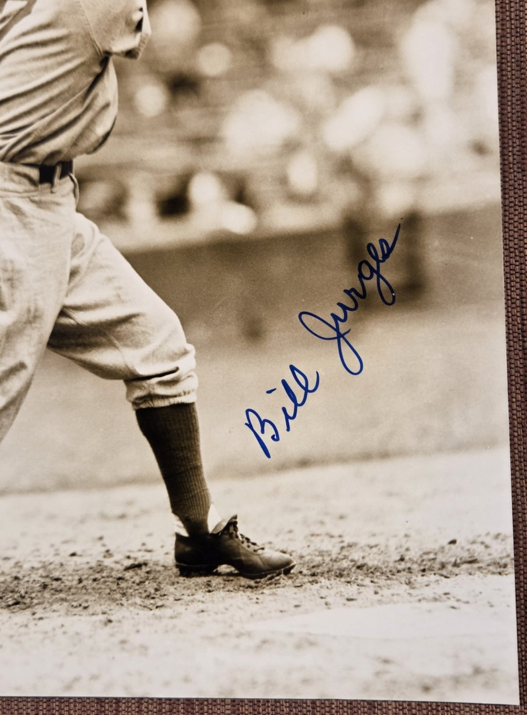 Bill Jurges AUTO San Francisco Giants Cubs Baseball Signed 8 x 10 Photo JSA3