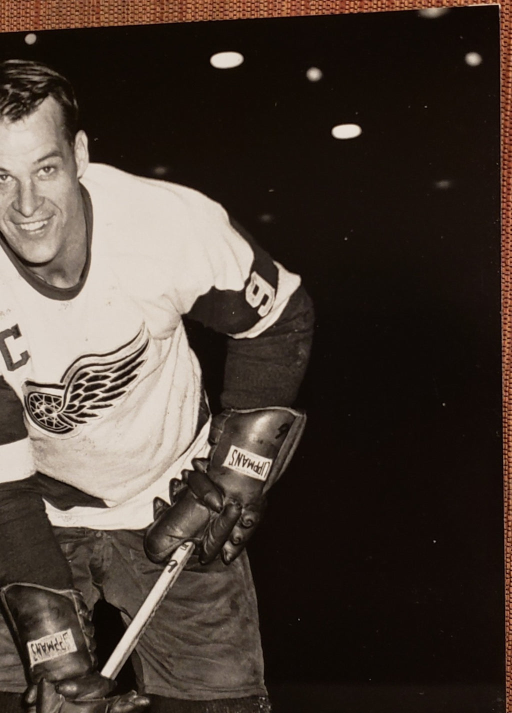 Gordie Howe Auto Detroit Red Wings Vintage Original Hockey 8x10 Photo JSA HOF2