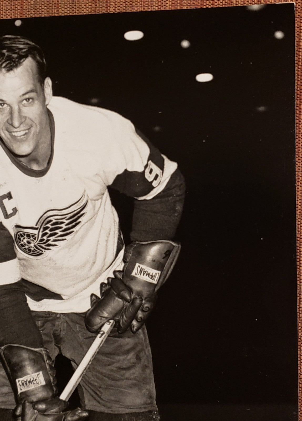 Gordie Howe Auto Detroit Red Wings Vintage Original Hockey 8x10 Photo JSA HOF2