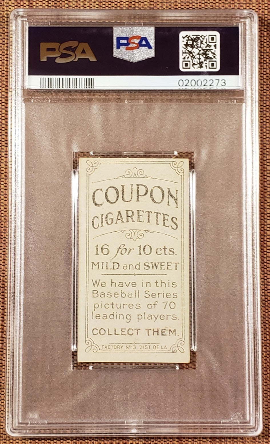 1914 Coupon Type 3 T213 Larry Doyle New York Yankees Baseball Card PSA 9 Mint1