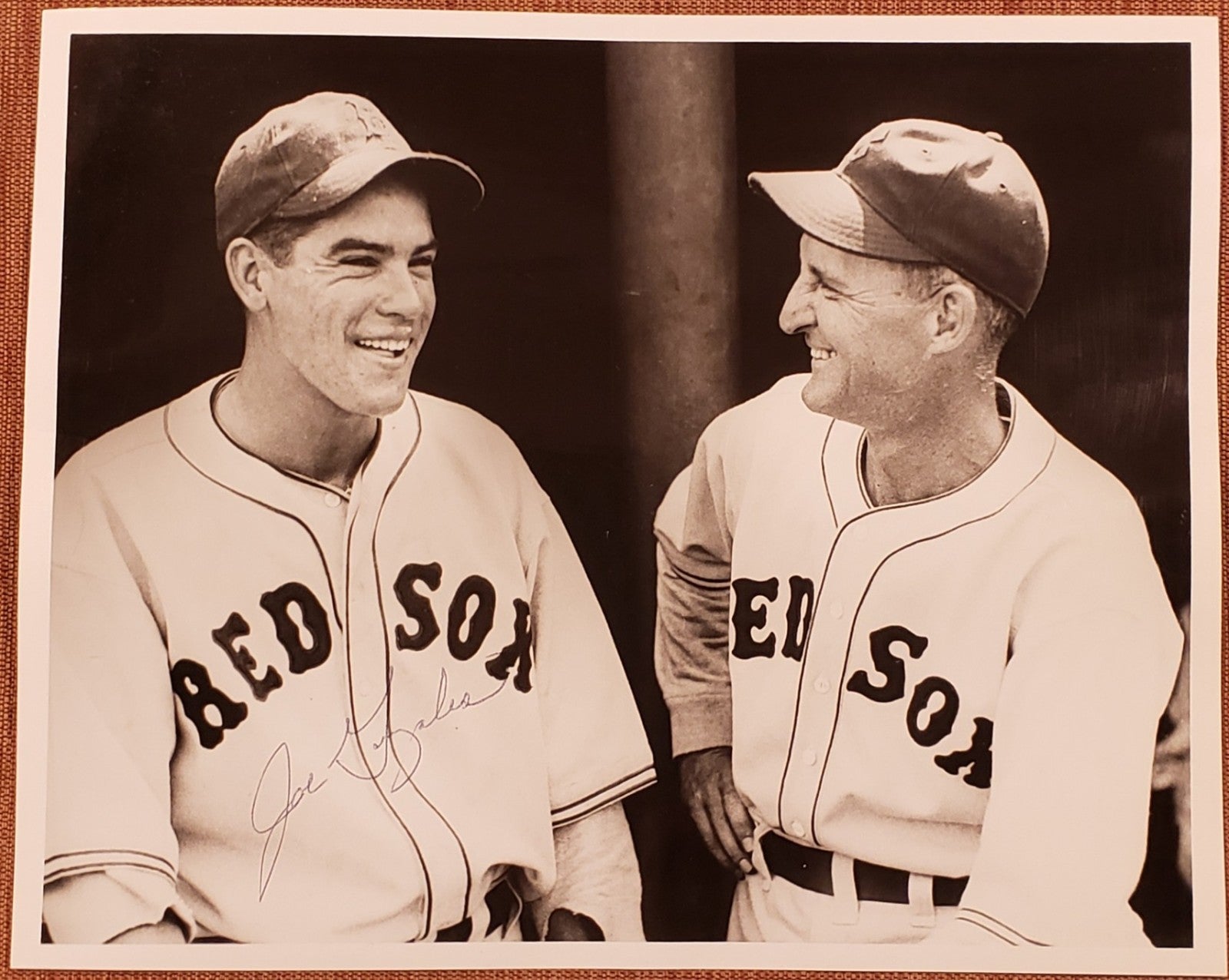 Joe Gonzales Auto Boston Red Sox 1937 Baseball 8x10 Photo JSA Herb Pennock0