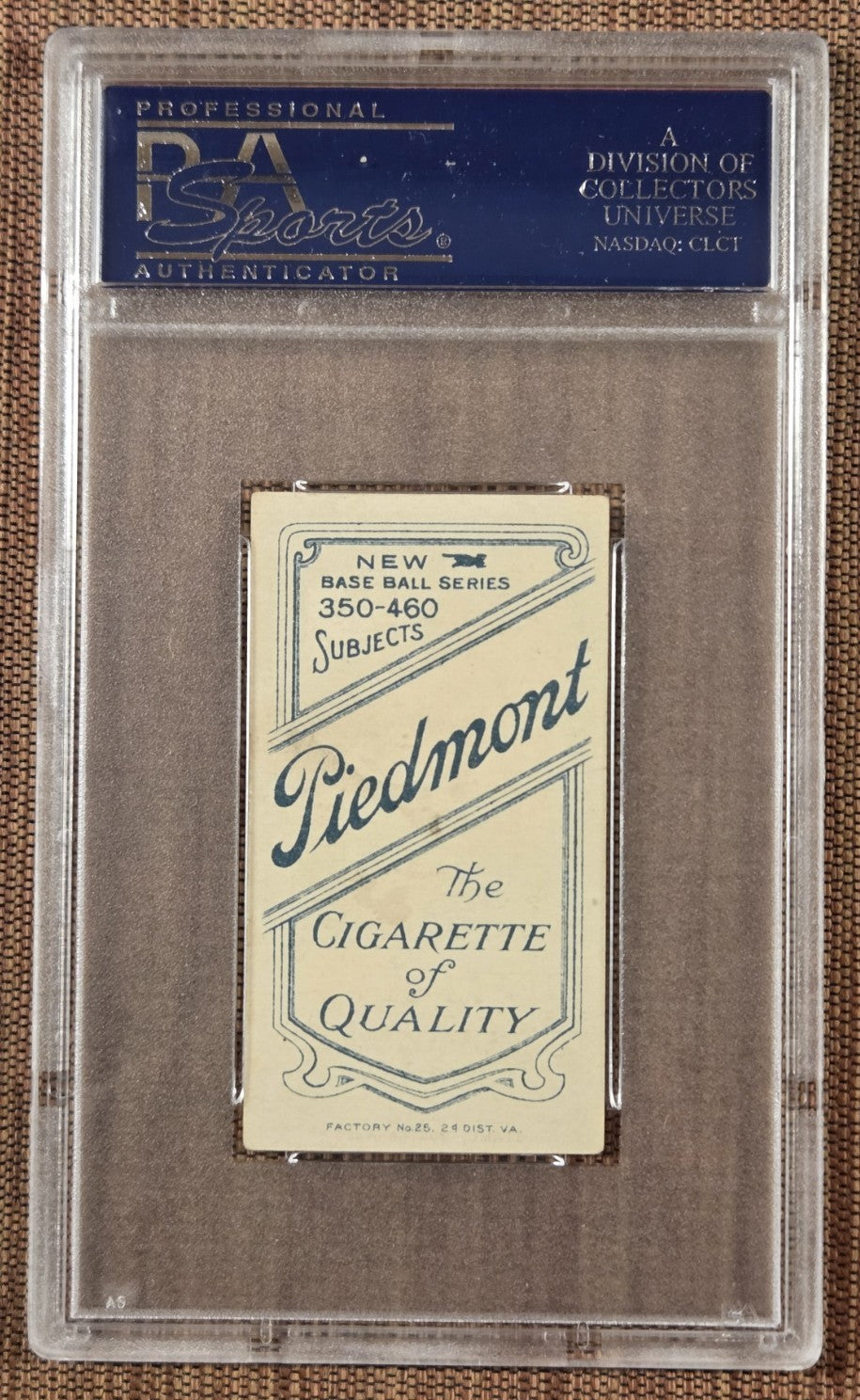 1909 Piedmont 350-460 With Bat T206 Mike Donlin Giants Reds Baseball Card PSA 51
