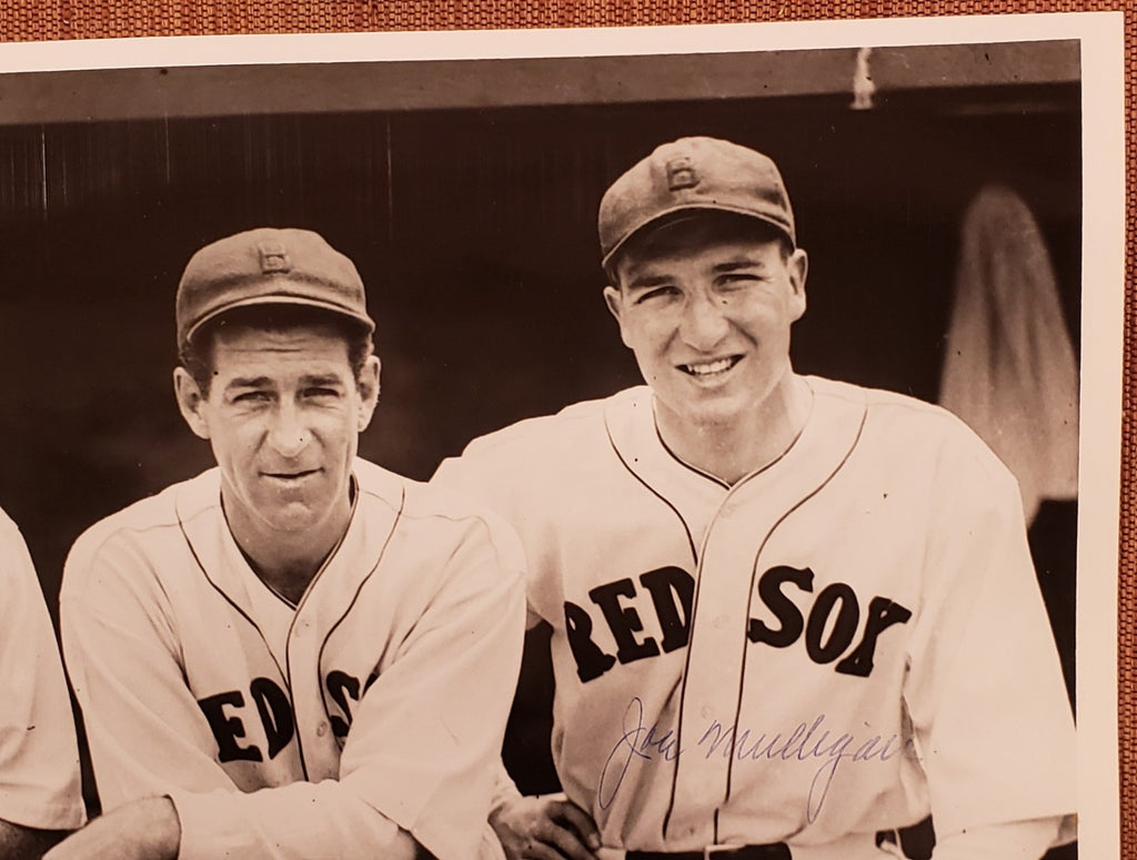Joe Mulligan Auto Boston Red Sox 1930's Baseball 8x10 Photo JSA Harris Kellett4