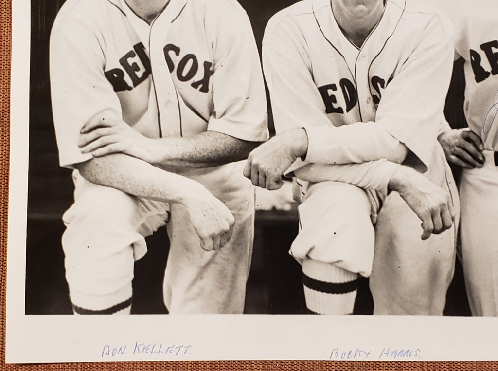 Joe Mulligan Auto Boston Red Sox 1930's Baseball 8x10 Photo JSA Harris Kellett2