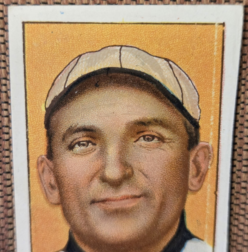 1912 Hassan Triple Folders T202 Hans Lobert Phillies Giants Cut Baseball Card2