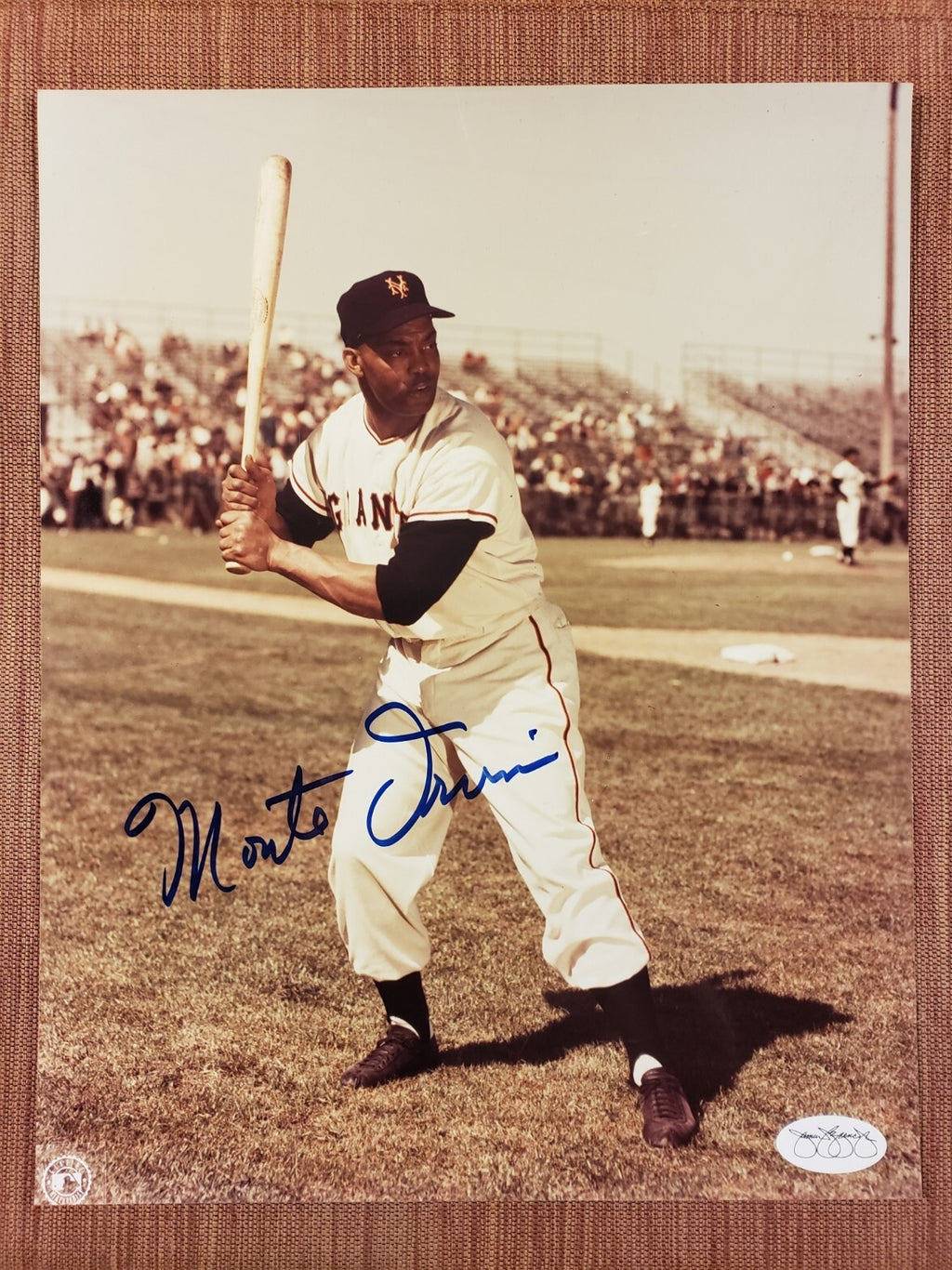 Monte Irvin AUTO 8 x 10  New York Giants Vintage Baseball Signed Photo JSA HOF0