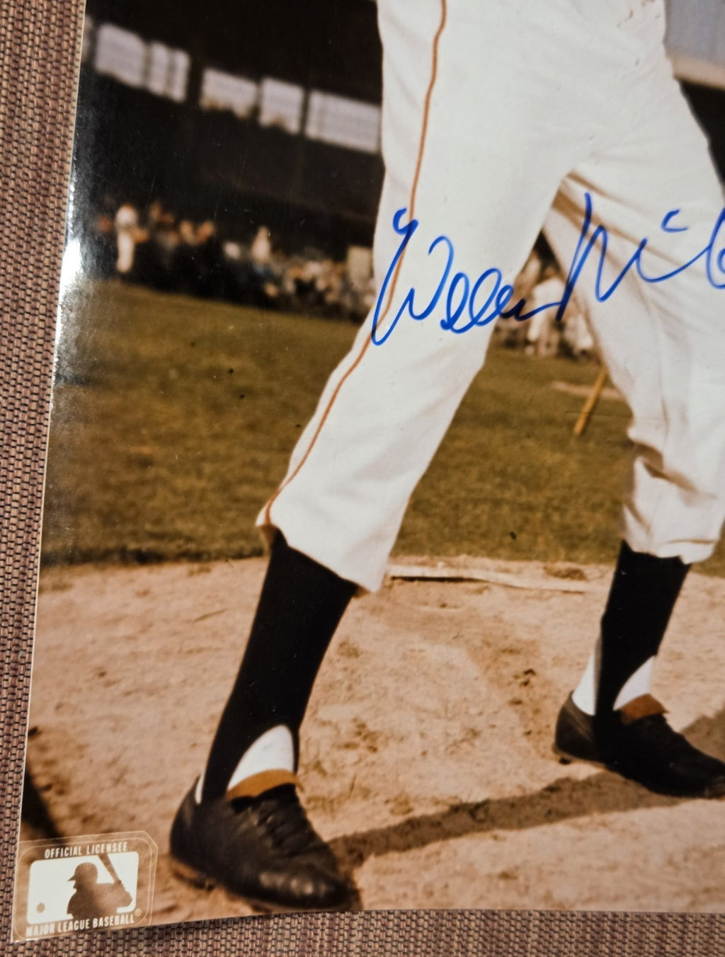 Willie McCovey Auto San Francisco Giants Original Baseball 8x10 Photo JSA HOF5
