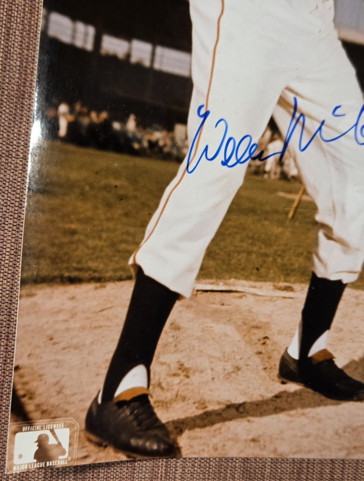 Willie McCovey Auto San Francisco Giants Original Baseball 8x10 Photo JSA HOF5