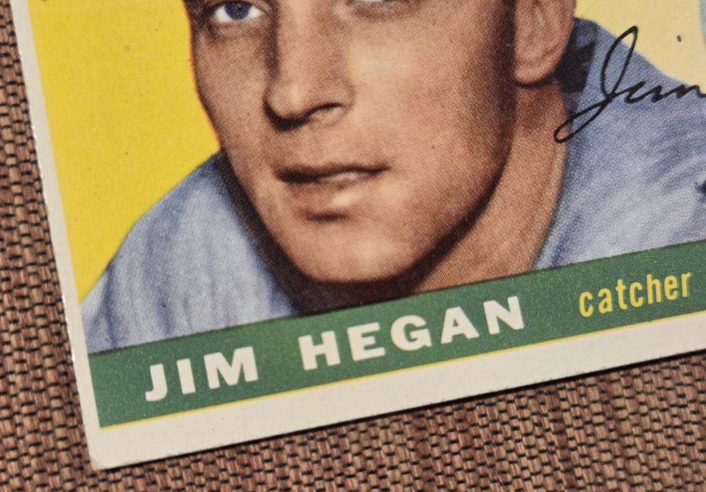 1955 Topps #7 Jim Hegan Cleveland Indians Authentic Original Baseball Card4