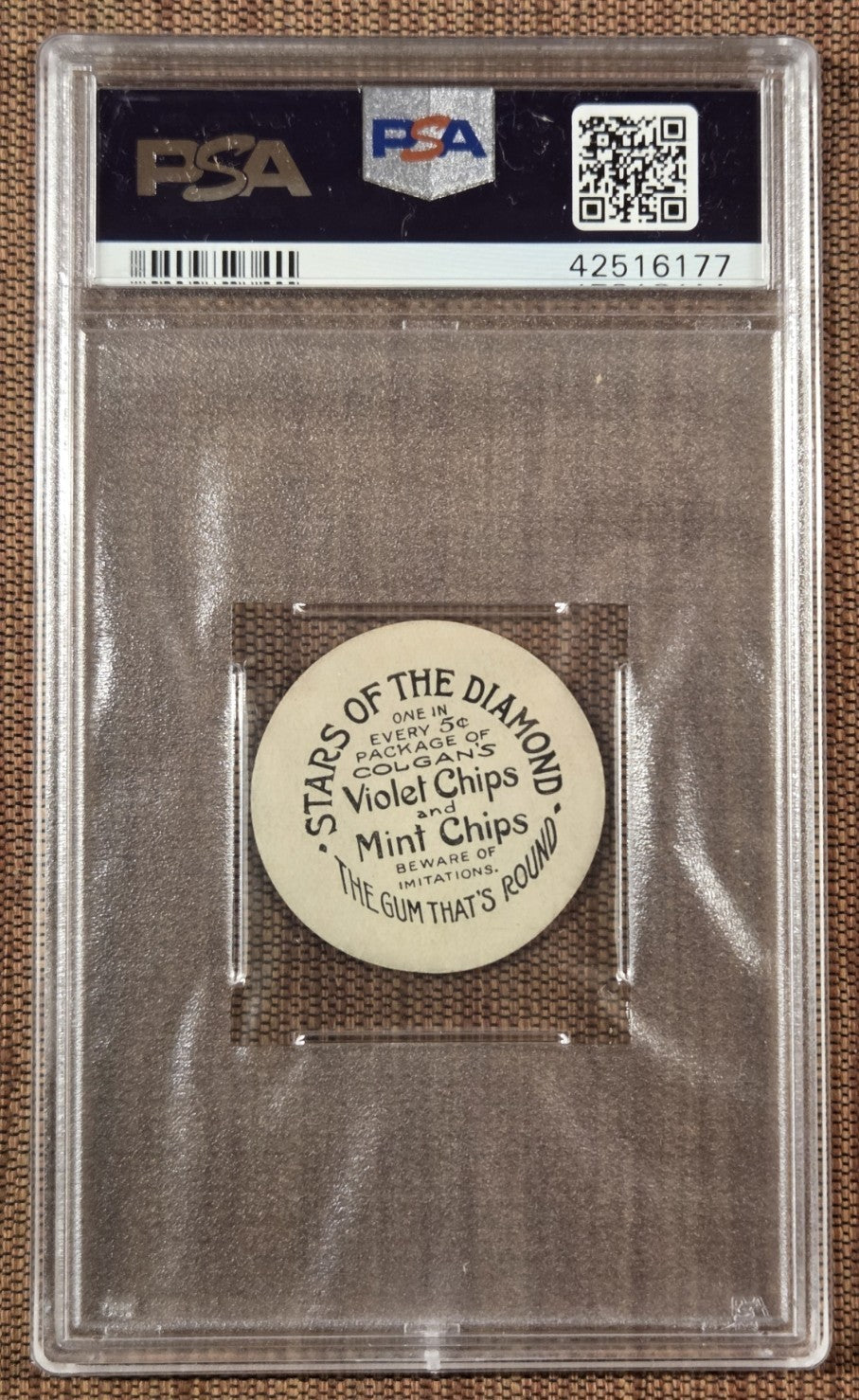 1909 Colgan's Chips Frank Owens White Sox Red Sox Baseball Card PSA 9 Mint1