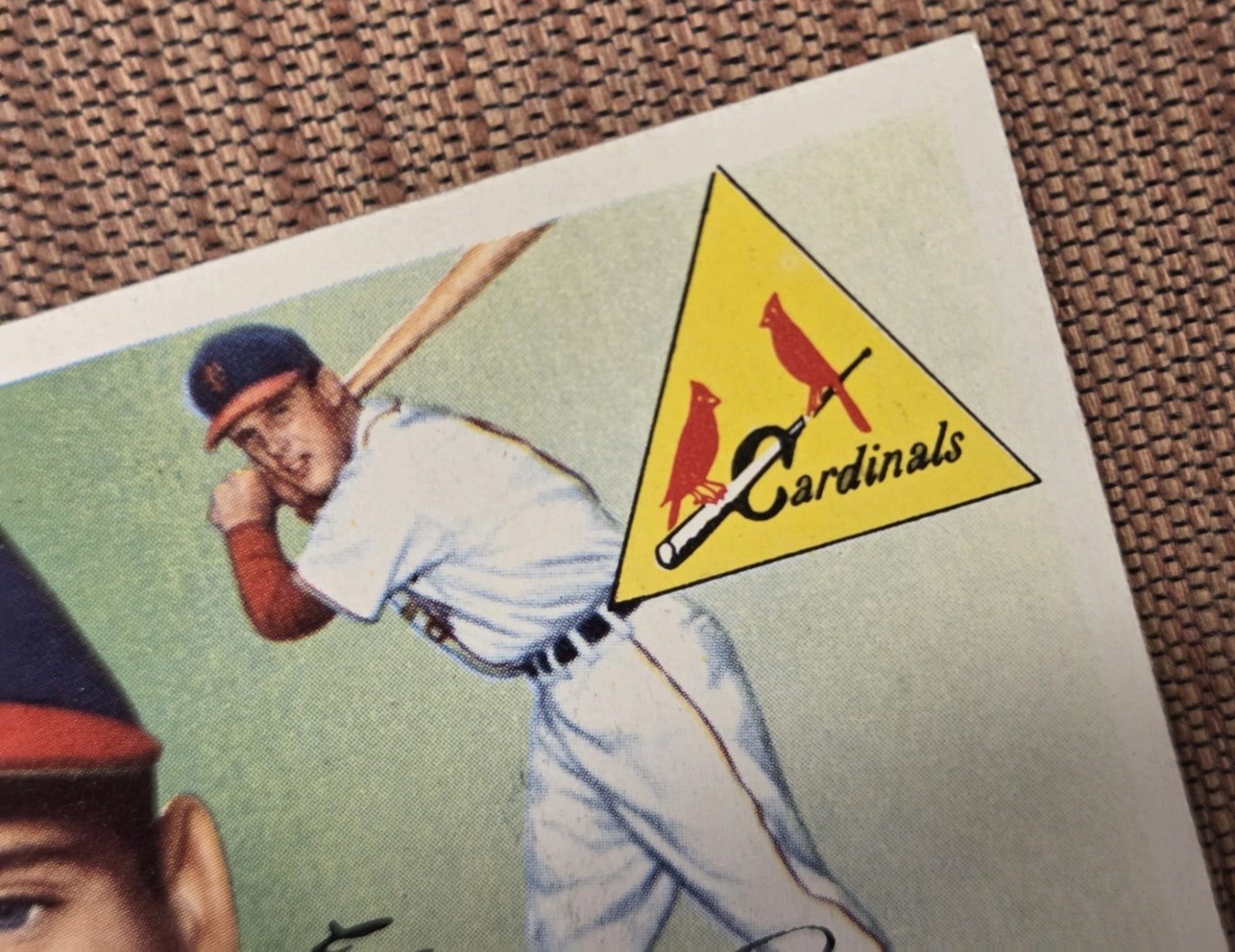 1955 Topps #55 Rip Repulski St. Louis Cardinals Authentic Original Baseball Card2